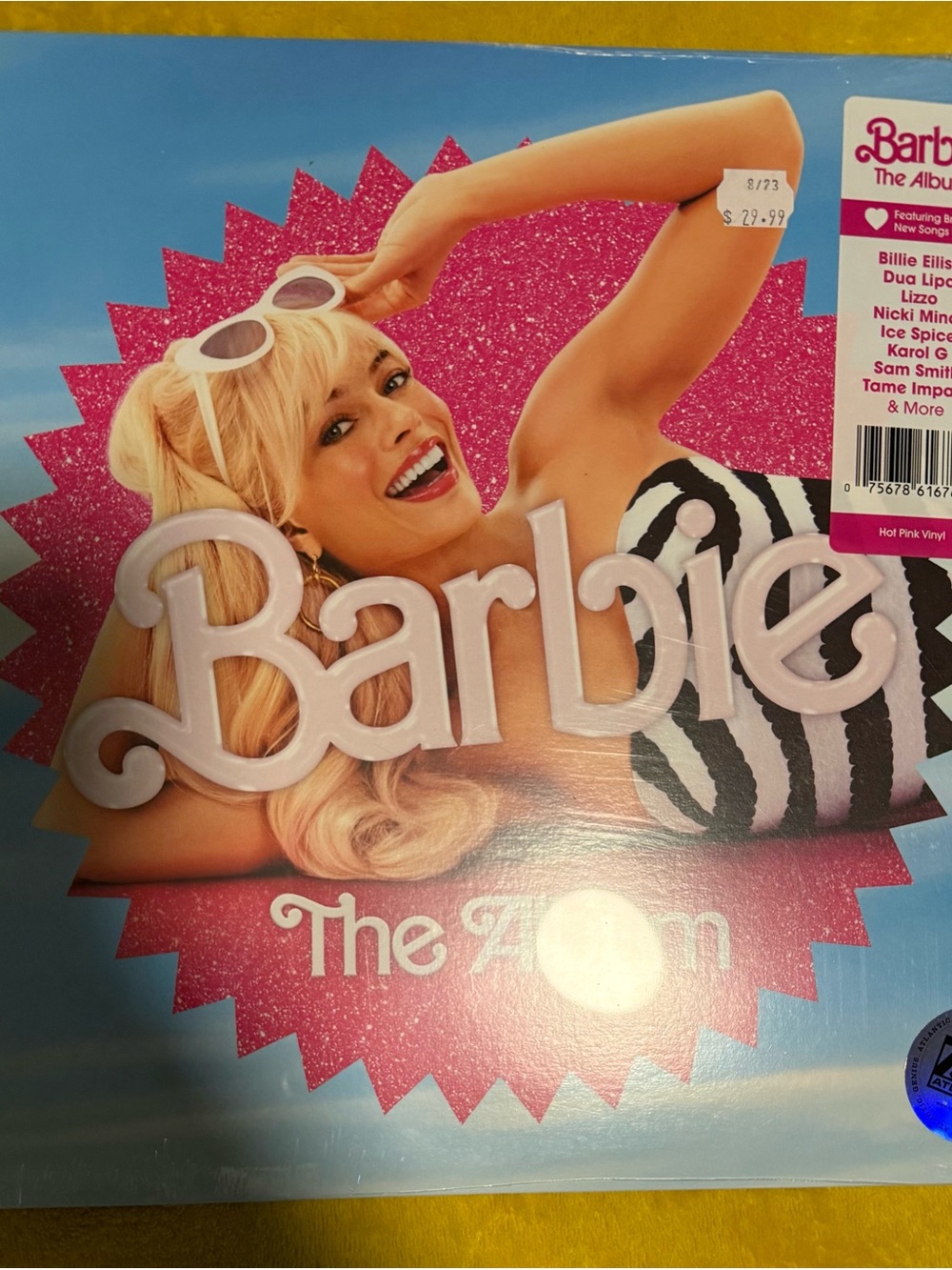Barbie Pink and Blue Pop-Art Vinyl Cover